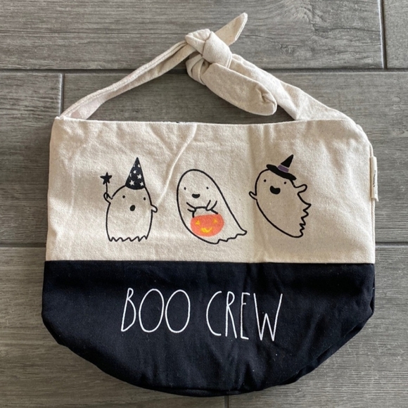 Rae Dunn Kids BOO CREW Halloween CANVAS Tote New - Picture 1 of 6